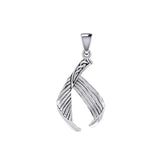 Celtic Mermaid Tail Sterling Silver Pendant TPD5474 - Pendant